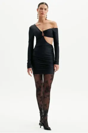 VESTIDO CURTO CORTES 