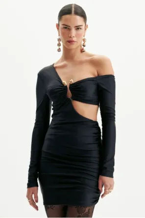 VESTIDO CURTO CORTES 