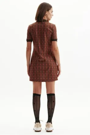 VESTIDO CURTO CASTANHO PADRÃO