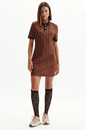 VESTIDO CURTO CASTANHO PADRÃO