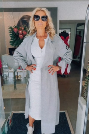 VESTIDO  EASY FECHO FRONTAL