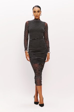 VESTIDO TRANSPARENCIA DIMY