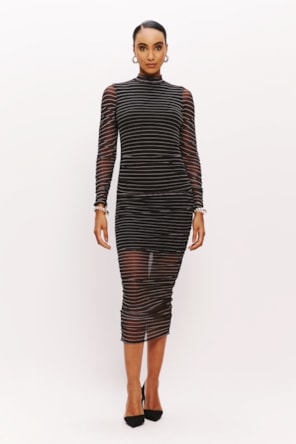 VESTIDO TRANSPARENCIA DIMY