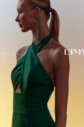 VESTIDO JUSTO CRUZADO PESCOÇO DIMY 