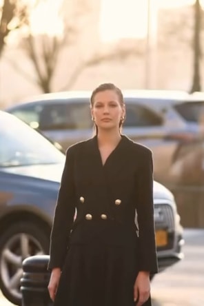 BLAZER PRETO BOTÕES