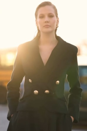 BLAZER PRETO BOTÕES