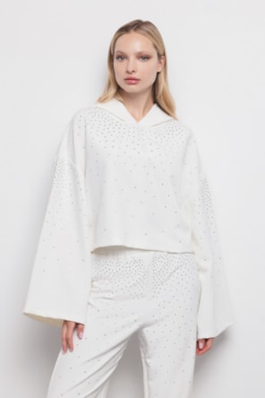 CAMISOLA CAPUZ STRASS