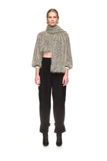 CAMISOLA DE MALHA COM CACHECOL
