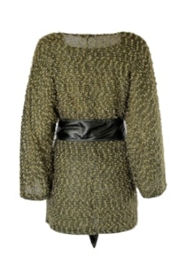 VESTIDO DE MALHA COM CINTO