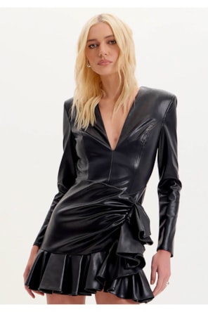 VESTIDO FOLHO ECOPELE