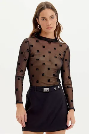 CAMISOLA TRANSPARÊNCIA 