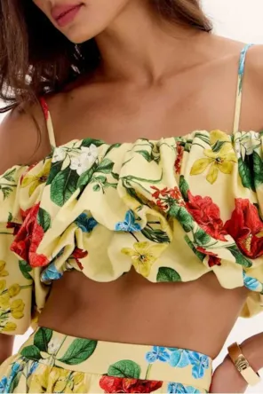 TOP OMBRO A OMBRO ESTAMPADO