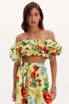 TOP OMBRO A OMBRO ESTAMPADO