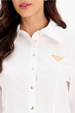 CAMISA MANGA LONGA COM APLIQUE