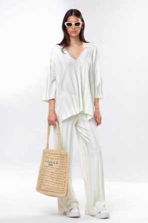 CAMISOLA BRANCA RISCA GAELLE 