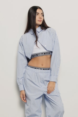 CAMISA RISCAS MANGA GAELLE 
