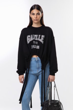 CAMISOLA PRETA TIRAS GAELLE 