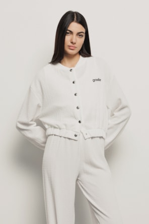 BOMBER BRANCO AEROLOOK  GAELLE 