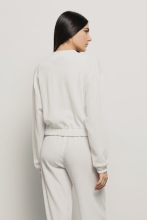 BOMBER BRANCO AEROLOOK  GAELLE 