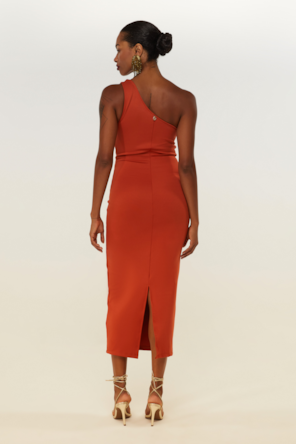 VESTIDO MID  CARAMELO DIMY 