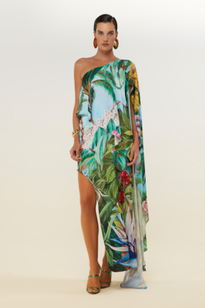 Vestido Camadas Arte Dominique Feminino  DIMY 