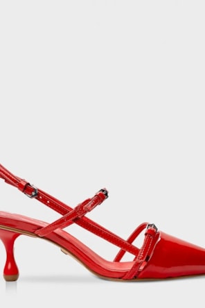 SANDÁLIAS SCARPIN VERMELHO CARRANO 