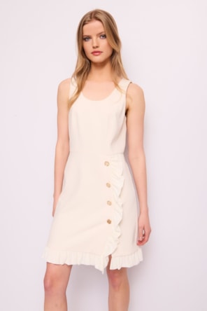 VESTIDO CRU FOLHO DENNY ROSE 