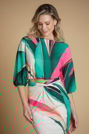 BLUSA ESTAMPA SAHOCO 