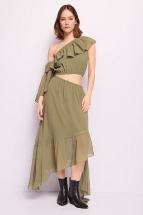 VESTIDO MILITAR DENNY ROSE 