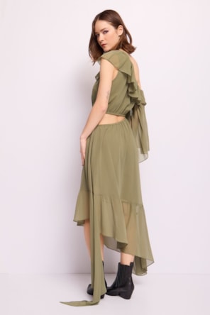 VESTIDO MILITAR DENNY ROSE 