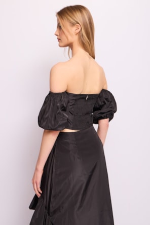 TOP DE TAFETÁ DENNY ROSE 