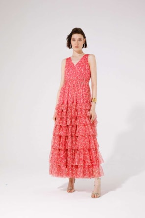 VESTIDO FOLHOS GOA GOA 