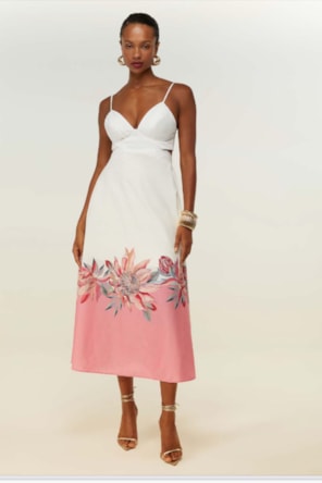 VESTIDO FLORAL ALÇAS DIMY