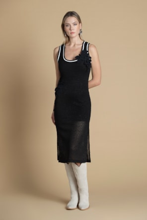 VESTIDO TRICÔT SAHOCO 