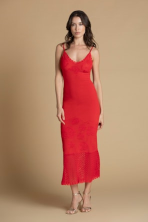VESTIDO MALHA ALÇAS SAHOCO 