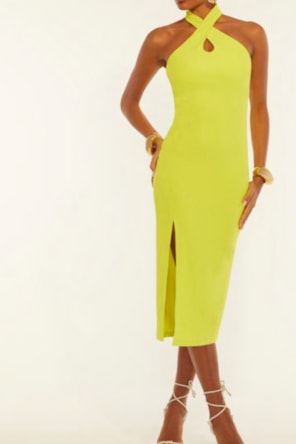 VESTIDO VERDE CYBER DIMY 