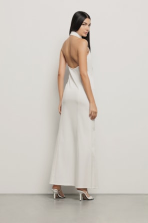 VESTIDO CAVAS  BRANCO GAELLE 