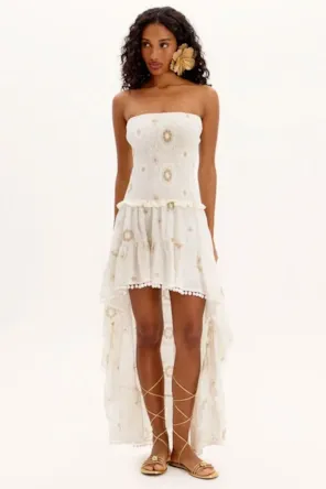 VESTIDO BORDADO LANÇA PERFUME 