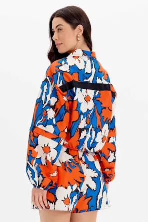 CASACO BOMBER FLORAL LANÇA PERFUME 