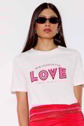 T´SHIRT LOVE LANÇA PERFUME 