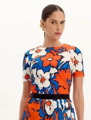 BLUSA FLORAL LANÇA PERFUME 