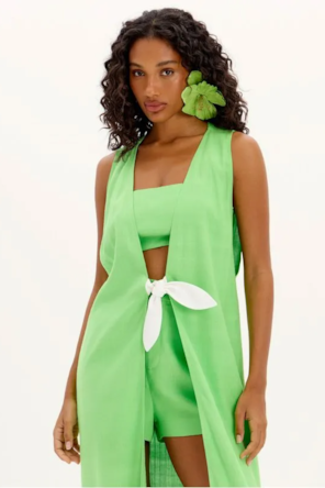 CONJUNTO TUNICA/TOP/ CALÇÕES LANÇA PERFUME 