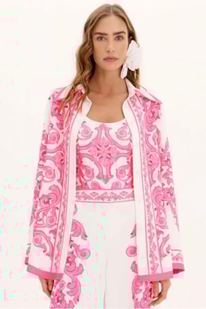 CAMISA ESTAMPA PINK LANÇA PERFUME