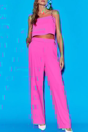 BLUSA PINK ALÇAS BRILHO LANÇA PERFUME 