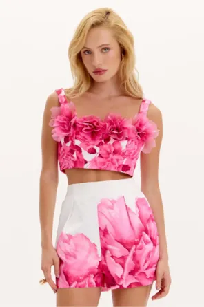 TOP FLORAL LANÇA PERFUME 