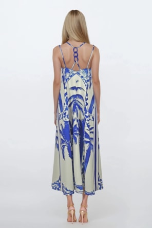 VESTIDO ESTAMPA BLUE SAHOCO