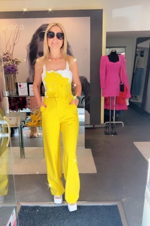 TOP FLOR AMARELO 