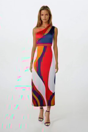 VESTIDO MULTI COR SAHOCO