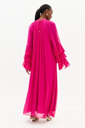 VESTIDO LONGO PINK LANÇA PERFUME 