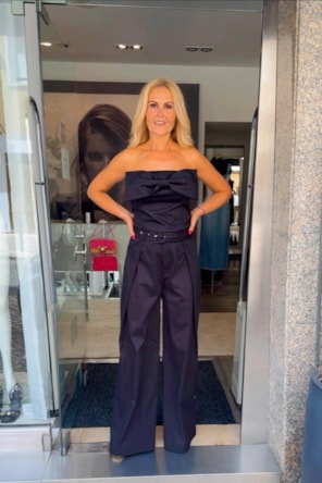 CONJUNTO  CALÇA E TOP LAÇO DIMY